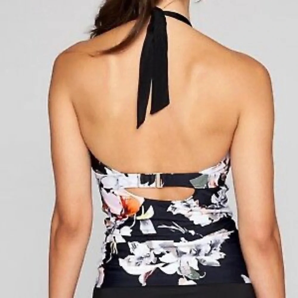 Athleta Polynesia Tankini Halter Top‎ ONLY, Size 32DD, NWT